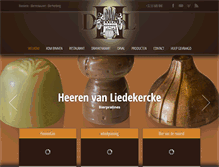 Tablet Screenshot of heerenvanliedekercke.be